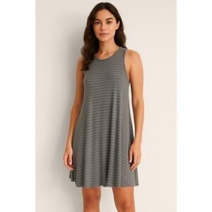 RVCA Striped Tank Dress Sleeveless Casual Comfortable Stylish‎ Womens